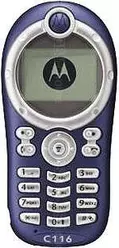 Galeria zdjęć telefonu Motorola C116