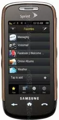 Galeria zdjęć telefonu Samsung SPH-M810 Instinct